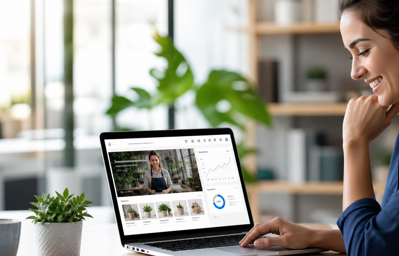 Cliente publicando um site com mais rapidez